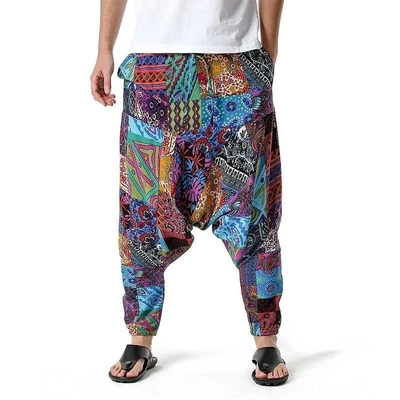 কেনা Sublimation Printed Drop Crotch Sweatpants Baggy ফরাসি টেরি স্পোর্টসওয়্যার Oversized ফ্যাশন online manufacture